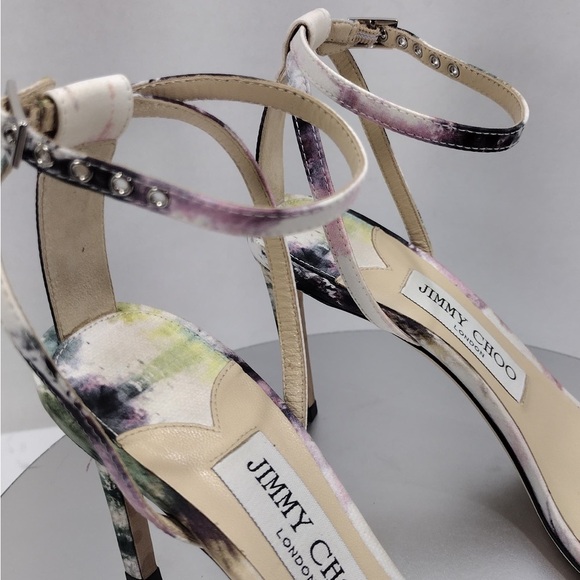 Jimmy Choo Multicolor Women's Sandals size 6.5 pre owned Exellent condition - Picture 8 of 16